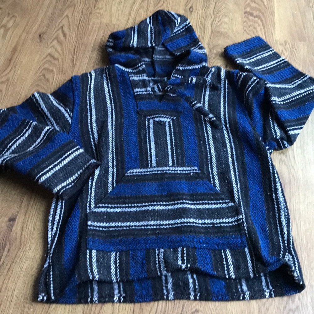 Baja hoodie drug rug made in Mexico